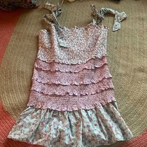 LoveShackFancy x Target limited edition ruched dress